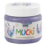 Creativ Company Mucki Finger Paint Purple Metallic, 150 ml