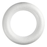 Creativ Company Styropor Ring White z płaskim tyłem, 35 cm