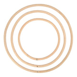 Creativ Company Bambusringe 15,3-25,5 cm natur 3 Stück