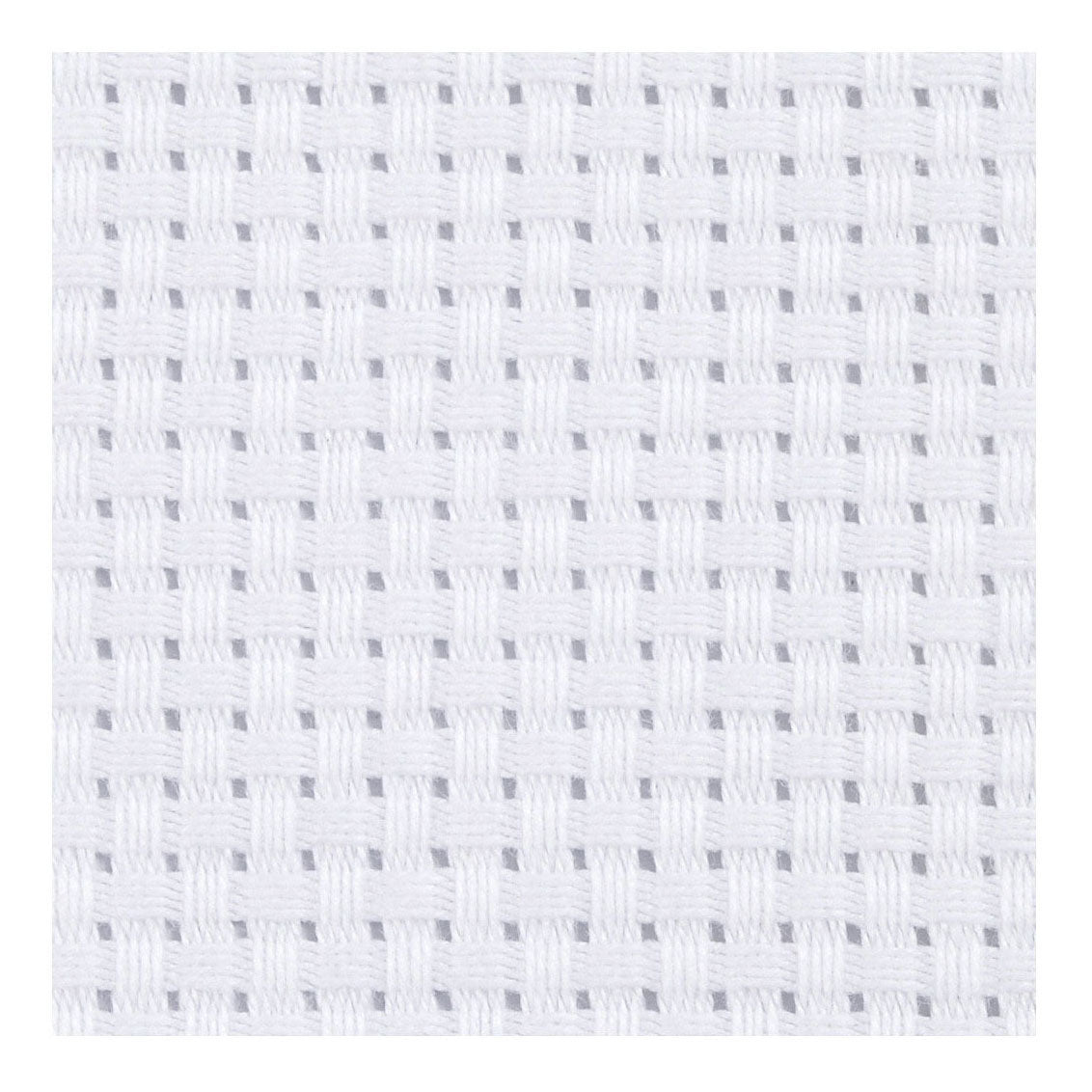 Creativ Company Aida White 35 squares per 10 cm, 50x50cm