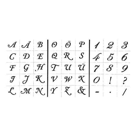 Kreativunternehmen https: www.cchobby.nl Buchstaben-und-Zahlen-Vorlage-h-20-30-mm-a5-Blatt-148x210-mm-3-Blatt-1-Box