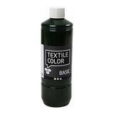 Creative Company Textil Color Semi-Covering Textile Paint Olive Green, 500 ml