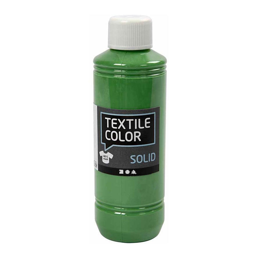 Kreativfirma Textilfarbe Deckung Textilfarbe - Brilliant Green, 250 ml