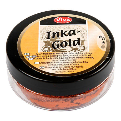 Kreativfirma Inka -gold Glosswax - Kupfer, 50 ml