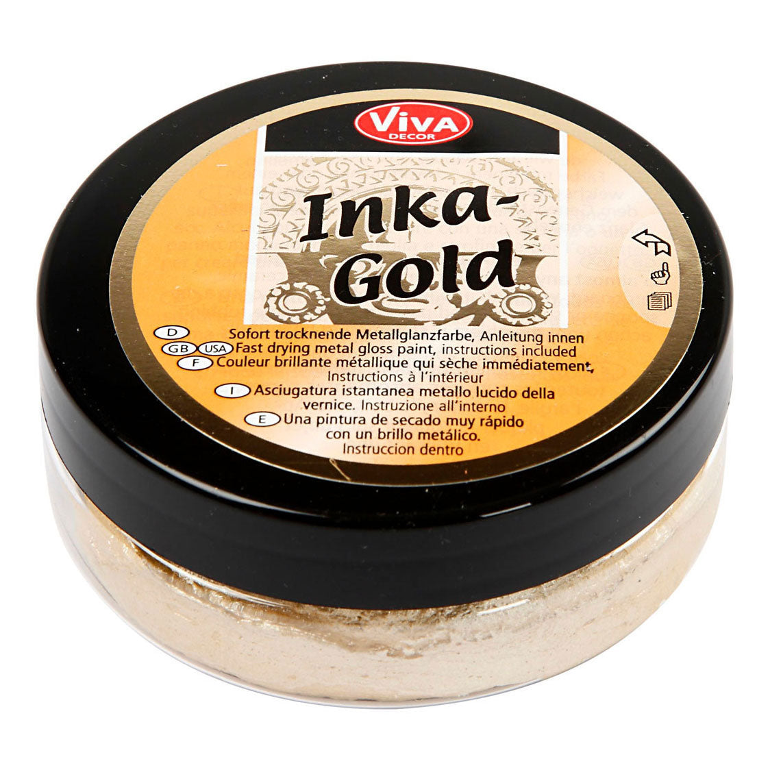 Creative Company Inka-Gold Glanz waax Gold, 50ml