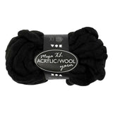 Creativ Company XL Yarn de Acrílico Black, 15m