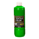 Kreativfirma Textilfarbe Semi -Covering Textil Paint - Neon Green, 500 ml