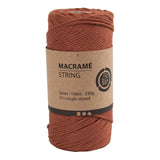 Creativ Company Macrame Cord Burnt Orange, 198m