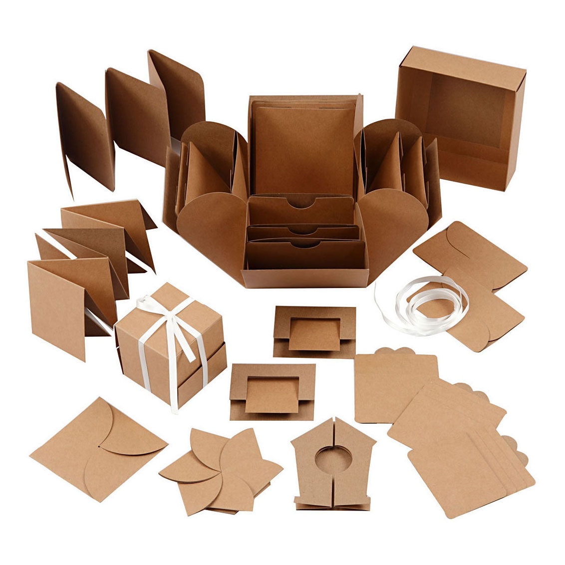 Creativ Company Explosion Box Gift Box Naturel Set