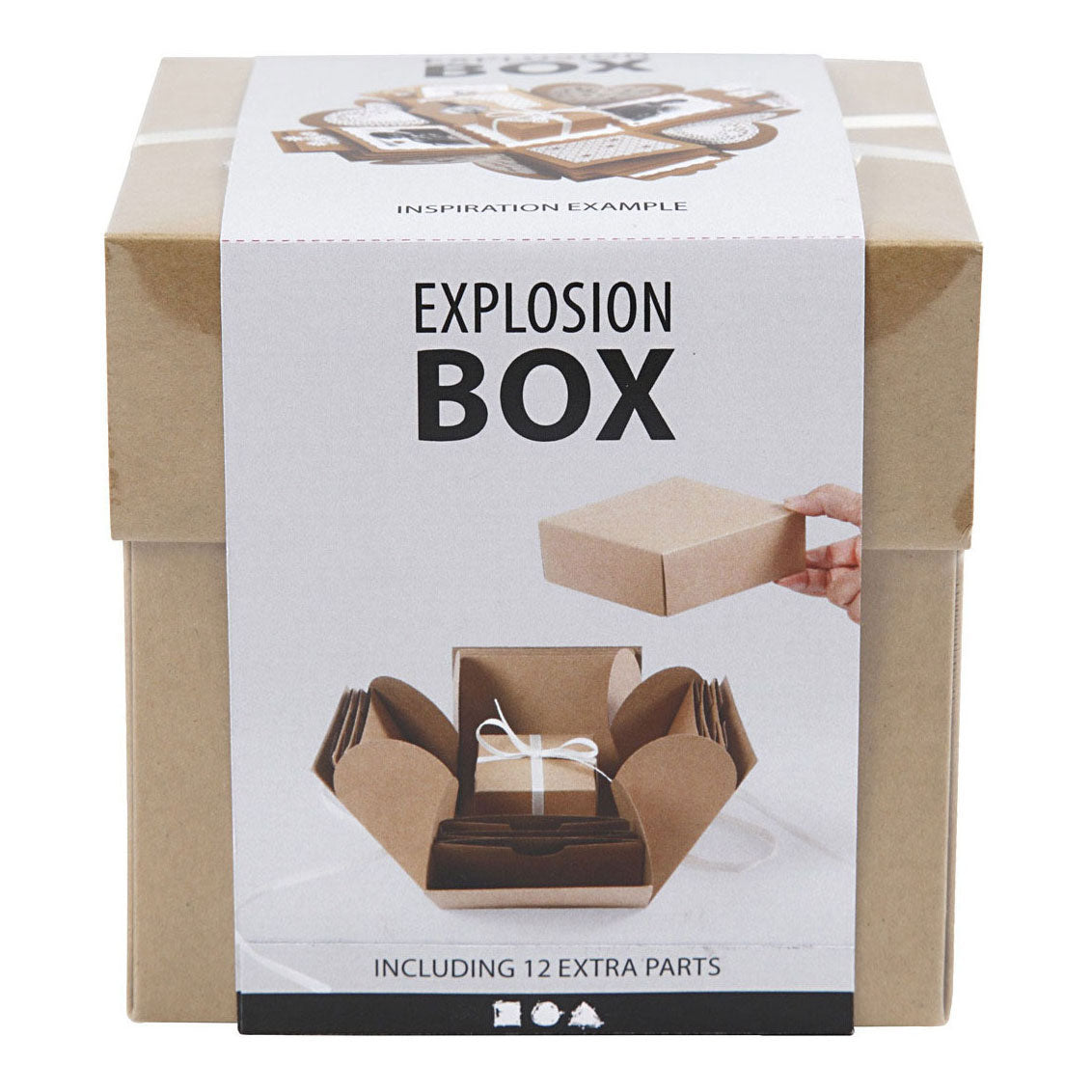 Creativ Company Explosion Box Gift Box Naturel Set