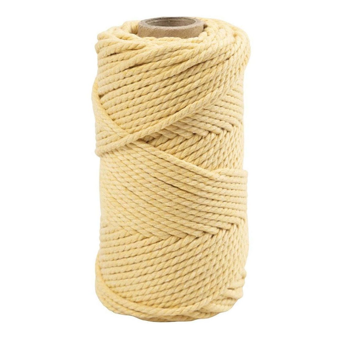 Firma Creativ Macrame Cord Light Yellow, 55m