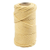 Firma Creativ Macrame Cord Light Yellow, 55m