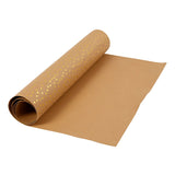 Ustvarjalno podjetje Faux Leather Paper Brown s pikami, 1M