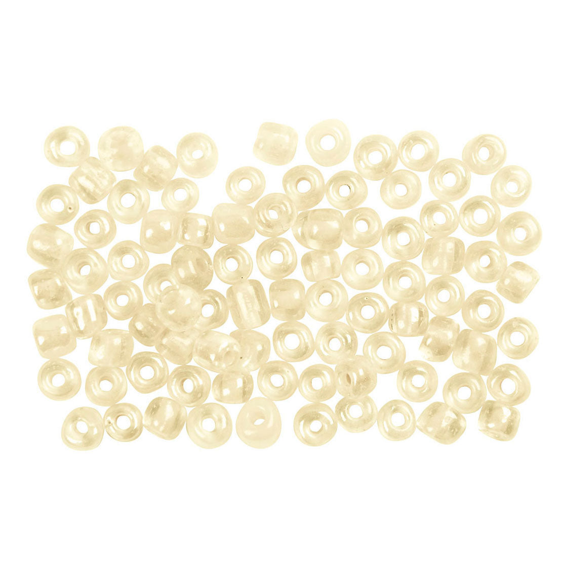 Creativ Company Beads Rocailles Ivory, 500Gram