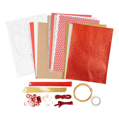 Kreativunternehmen https: www.cchobby.nl Schneidepaket-Weihnachten-natürlich-rot-weiß-1-Box