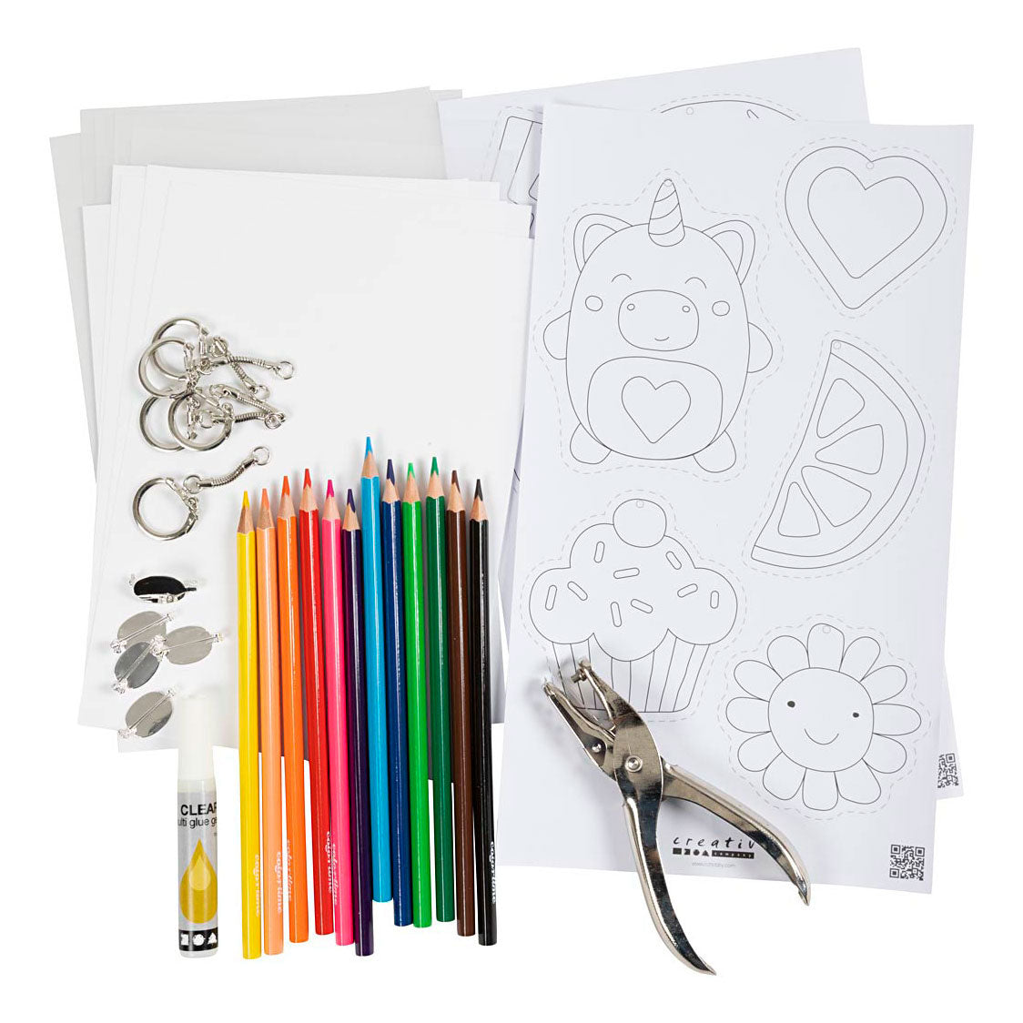 Creativ Company Creative Box Shrink Film Sheets Craft Set