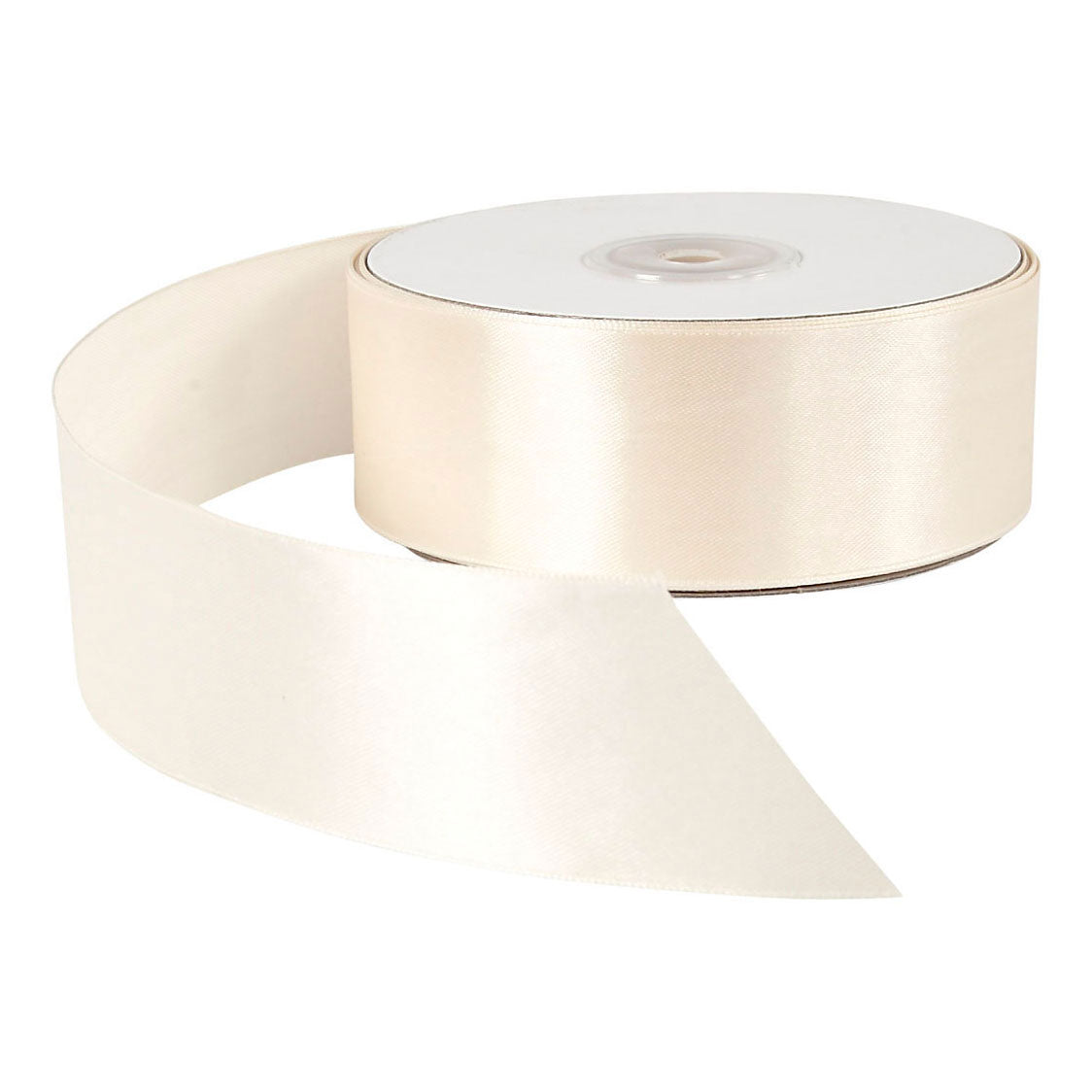 Kreativfirma Satin Ribbon Creme, 50 m