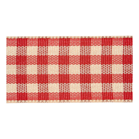 Kreativunternehmen https: www.cchobby.nl checkered-ribbon-w-20-mm-antique-red-white-25-m-1-roll