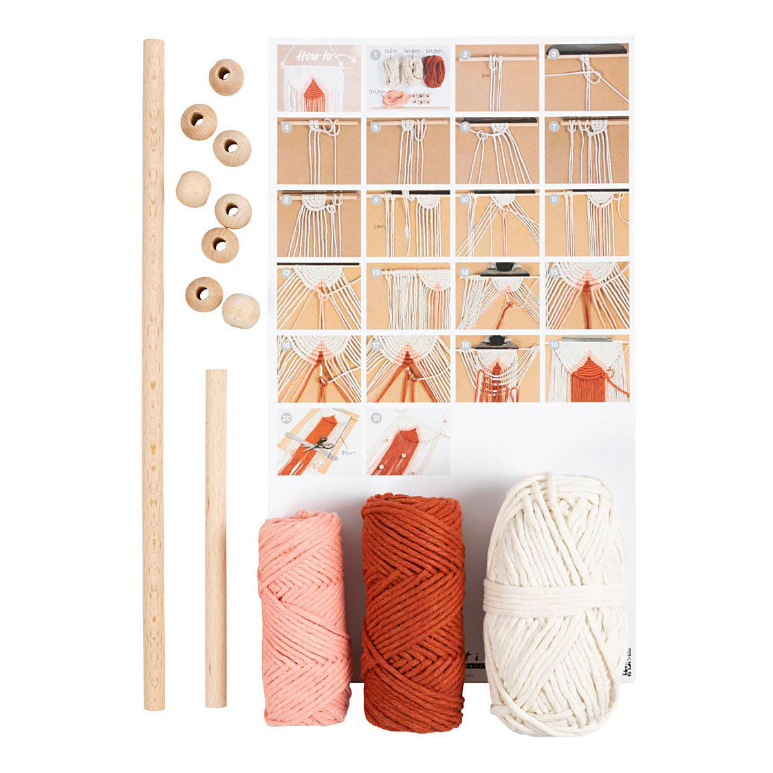 Creativ Company Hobbyset Macrame Wall Decoration