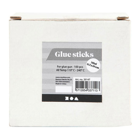 Creativ Company Klebstöcke Gold grünes rotes Silber, 100..