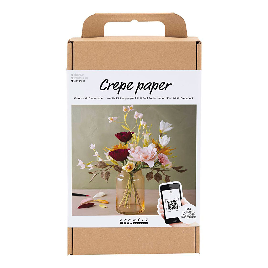 Creative Company Hobbyset Crepe Paper Flowers Bouquet