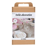 Kreativfirma Hobbyset Tischdekoration Pastellfarben