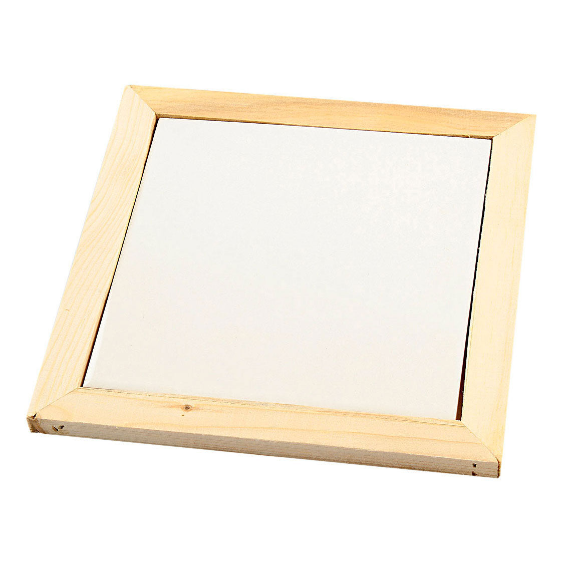 Creativ Company Coaster with wooden frame 15x15cm, 10st.