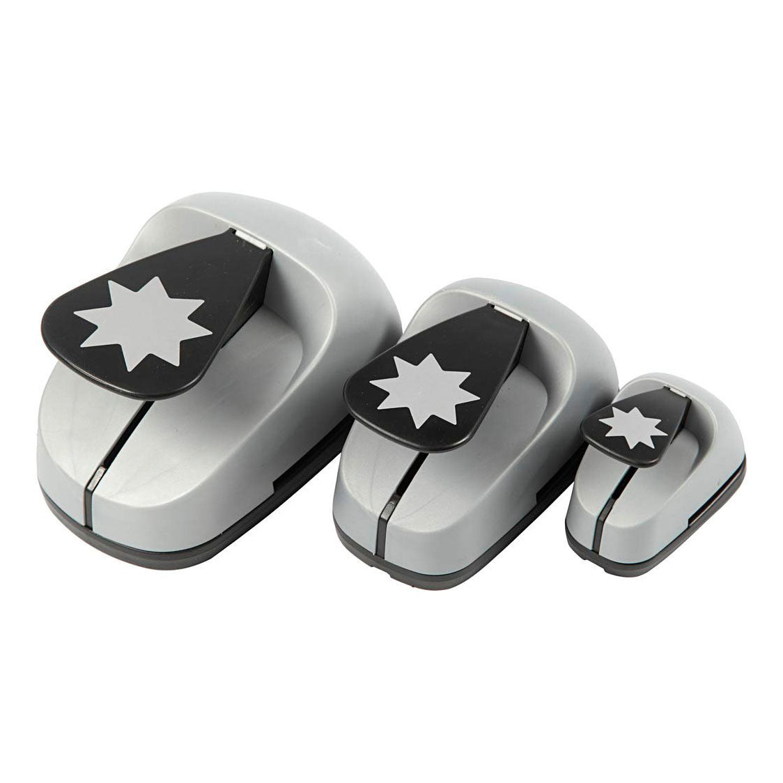 Creativ Company Punching Set Graphic Star, 3st.