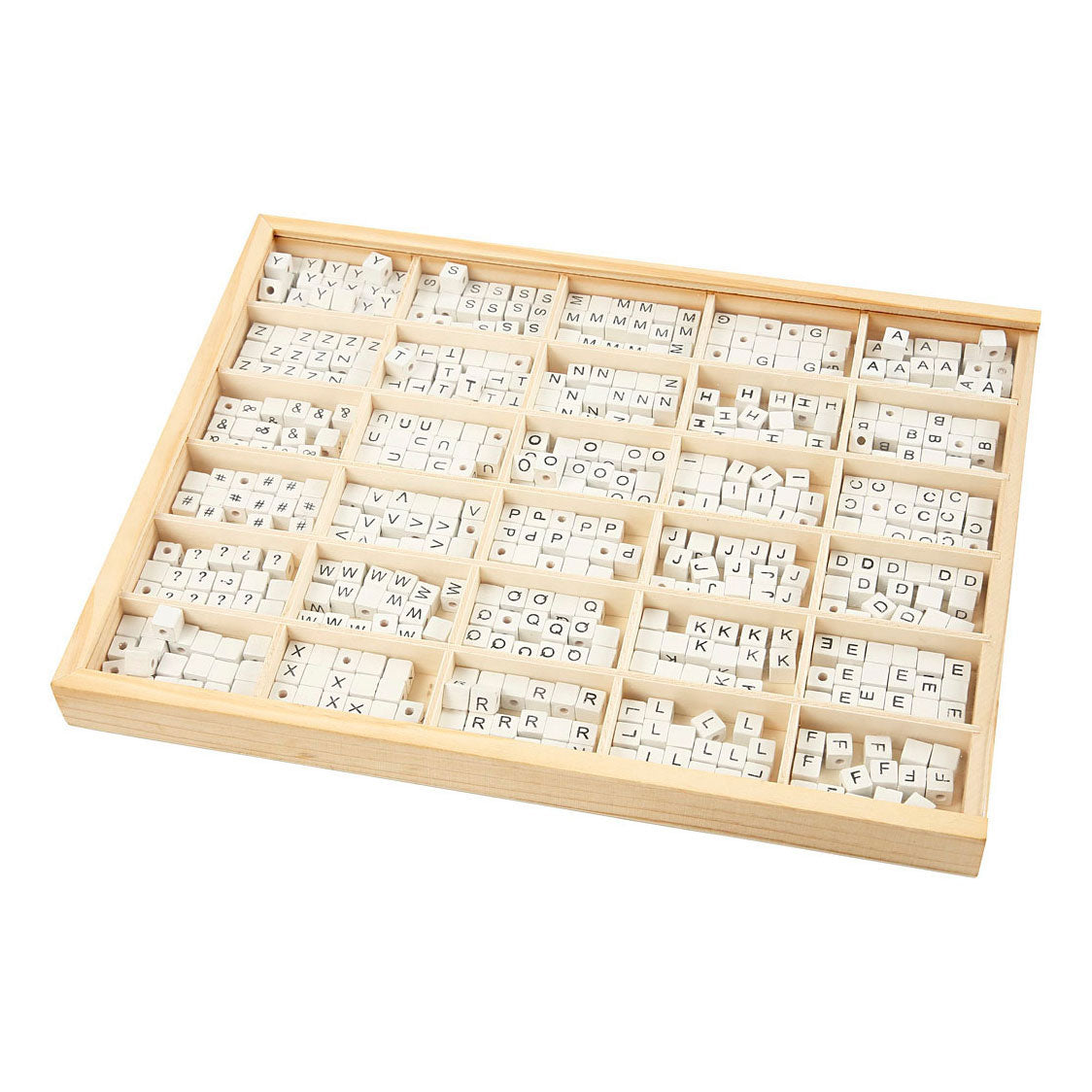 Kreativunternehmen https: www.cchobby.nl letterbeads-a-z-en-blanco-size-8x8-mm-holesize-3-mm-white-750-div-1-doos