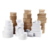 Creativ Company Boxen Braun und Weiß 6.5-18 cm, 30..