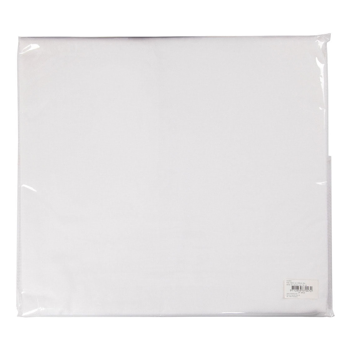 Creativ Company Aida, B: 150 cm, 70 Quadrate pro 10 cm, weiß, 3 m 1 Stück