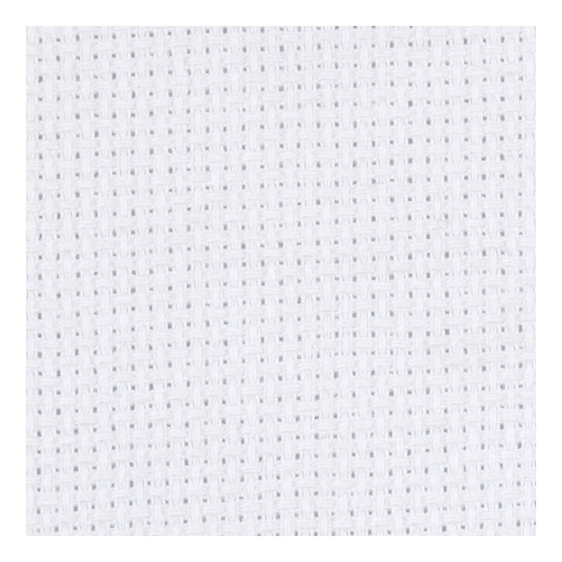 Creativ Company Aida, B: 150 cm, 70 Quadrate pro 10 cm, weiß, 3 m 1 Stück