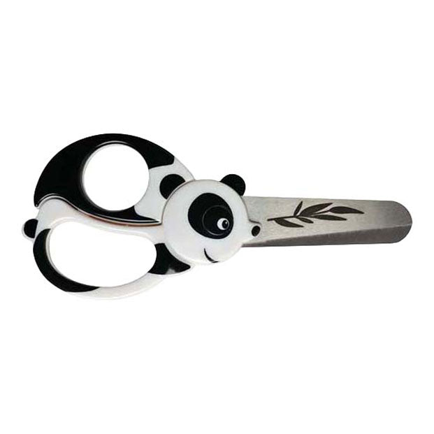 Creativ Company Fiskars Kinderschere mit Tiermotiv, Panda, L: 13 cm, 1 Stück