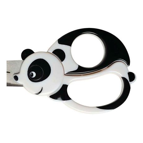 Creativ Company Fiskars Kinderschere mit Tiermotiv, Panda, L: 13 cm, 1 Stück