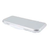 Creativ Company Malpalette mit Deckel, Maße 27x12,7x2,3 cm, Silber, Weiß, 1 Stück