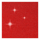 Creativ-Firmenkarten und Umschläge, Kartengröße 10,5 x 15 cm, Umschlaggröße 11,5 x 16,5 cm, Glitzer, 110+250 g, rot, 4 Set 1 Box