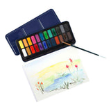 Creativ Company Aquarell-Set, Größe 12x30 mm, verschiedene Farben, 24 Farben 1 Box
