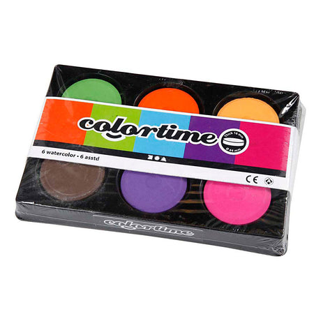 Creativ Company Aquarell, H: 16 mm, T 44 mm, Extrafarben, 1 Box