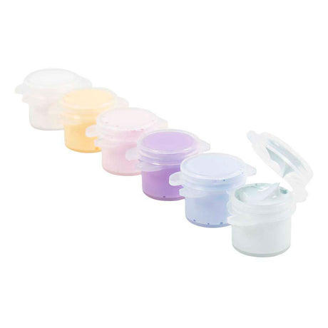 Creativ Company Plus Color Acrylfarbe, Pastellfarben, 6x5 ml 1 Dose