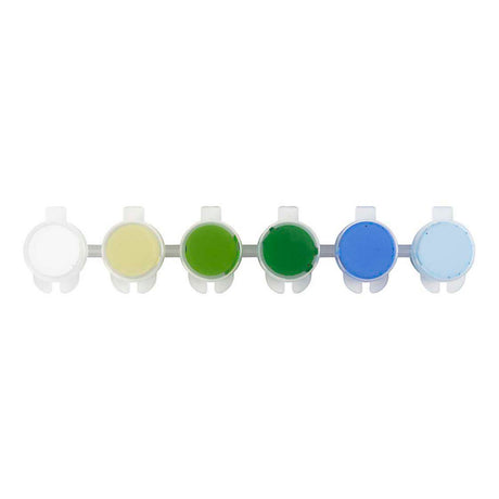Creativ Company Plus Color Acrylfarbe, Blue Green Harmony, 6x5 ml 1 Dose