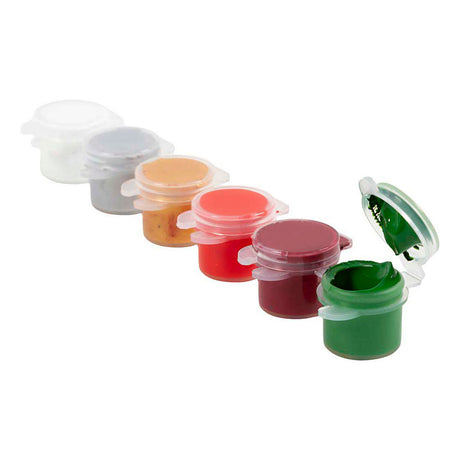 Creativ Company Plus Color Acrylfarbe Weihnachtsfarben - 6x5ml.
