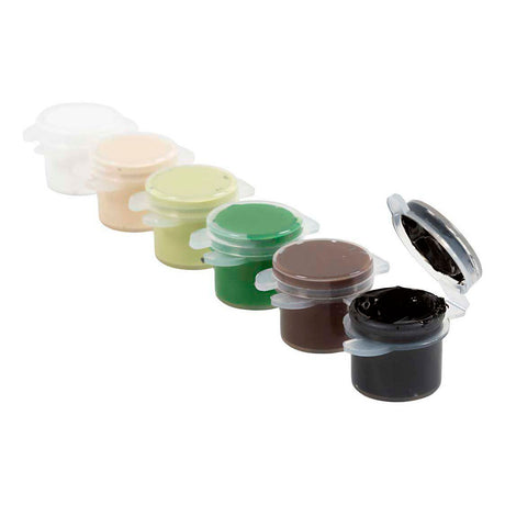 Creativ Company Plus Color Acrylfarbe, Natur, 6x5 ml 1 Dose