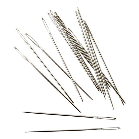 Creativ Company Sticknadeln, Länge des Öhrs: 6 mm, Größe 24, L: 36 mm, ohne Spitze, 25 Stück 1 Box