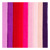 Creativ Company Hobbyfilz, A4, Blatt 210x297 mm, Stärke 2 mm, Lila-Rosa-Harmonie, 10 Stück 1 Karton