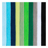 Creativ Company Hobbyfilz, A4, Blatt 210x297 mm, Stärke 2 mm, blaugrüne Harmonie, 10 Stück 1 Karton