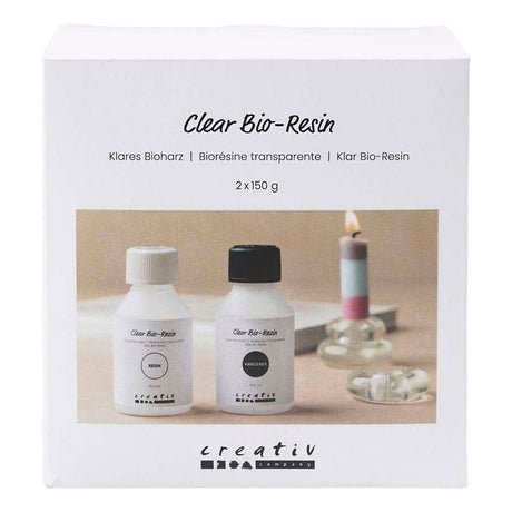 Creativ Company transparentes Bioharz, klar, 2x150 ml 1 Box