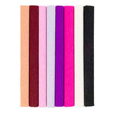 Creativ Company Krepppapier, Blatt 25 x 60 cm, Kreppverhältnis: 180 %, 105 g, Lila-Rosa-Harmonie, 8 Blatt 1 Karton