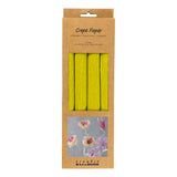 Creativ Company Krepppapier, Blatt 25x60 cm, Kreppverhältnis: 180 %, 105 g, hellgrün, 4 Blatt 1 Karton