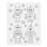 Kreativunternehmen https: www.cchobby.nl Malerei Leinwand-mit-Druck-Roboter-d-1-6-cm-dimensions-24x30-cm-360-gr-1-Stück