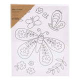 Creativ Company Leinwand mit großem Schmetterlingsdruck – 24 x 30 cm